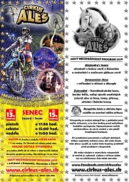 Cirkus Aleš (CZ/SK) 2020 - Poprvé artisté z Kolumbie